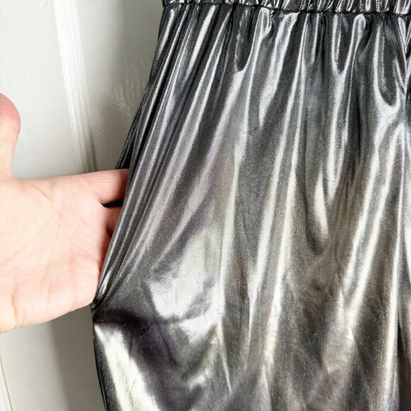 Vintage L Rothschild Night Life for Lilli Ann Metallic Pull on Pants Retro Small - Picture 6 of 13